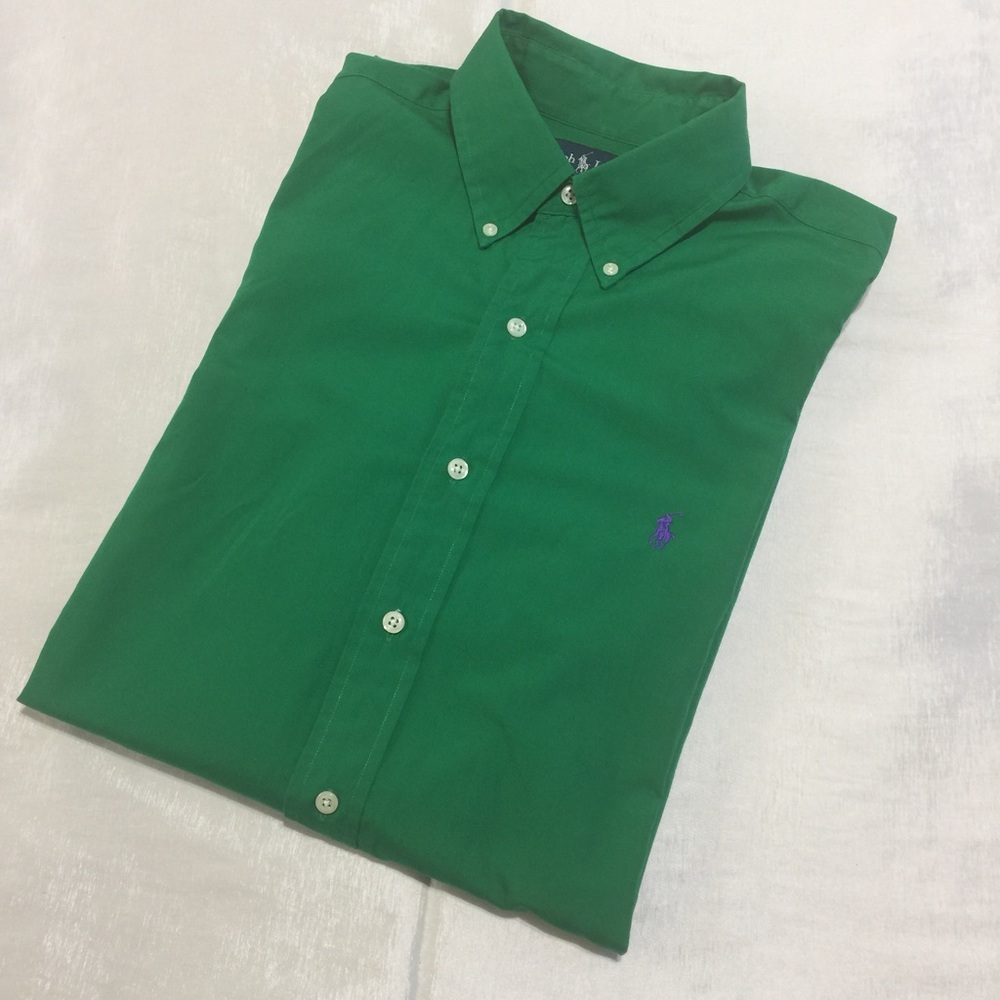 🔝RALPH LAUREN | COTTON OXFORD| LARGE 🔝