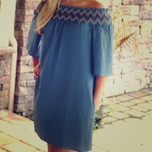 Off the shoulder dress