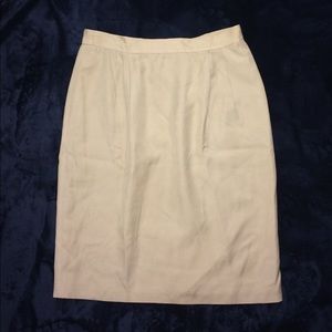 Talbots khaki skirt