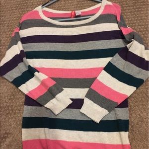 H&M stripped sweatshirt