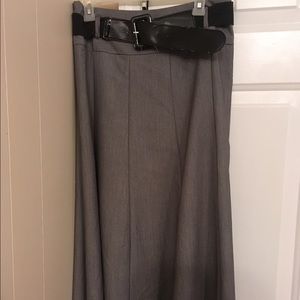 Ladies full length skirt with belt