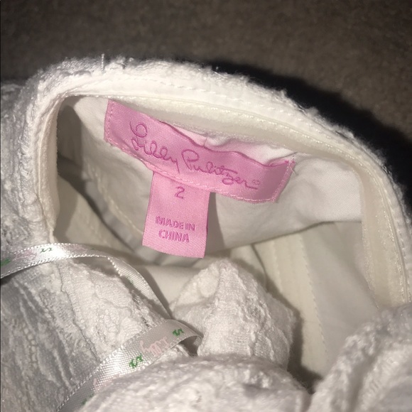 Lilly Pulitzer Strapless White Lace Dress - Picture 4 of 4