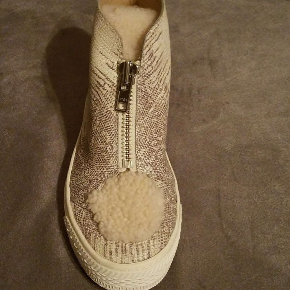 Loeffler Randall Devin Nubuck Fashion Sneaker - Picture 2 of 4