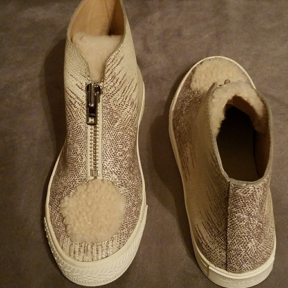 Loeffler Randall Devin Nubuck Fashion Sneaker - Picture 3 of 4