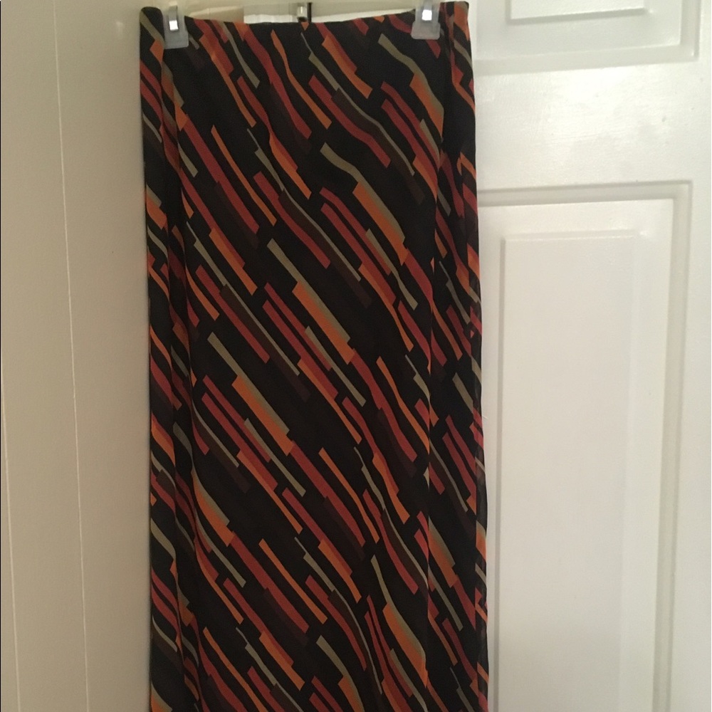 Ladies Multi color full length skirt