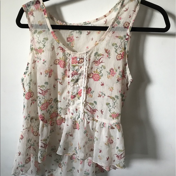 Women floral blouse - Picture 1 of 4
