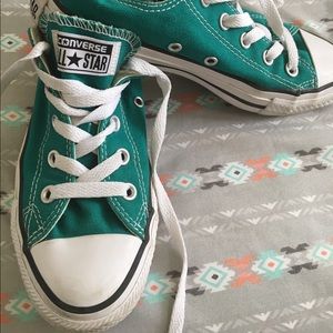 Teal Green Converse