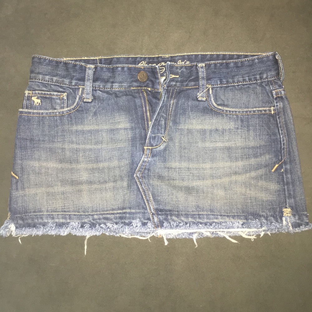 Blue Jean Mini Skirt