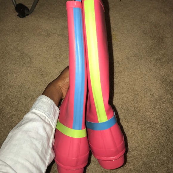 PINK RAINBOOTS Blue ribbon green ribbon - Picture 6 of 6
