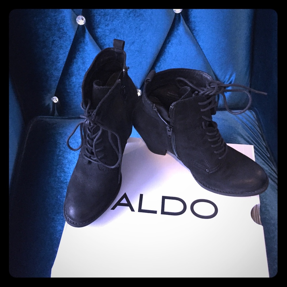 Aldo black boots