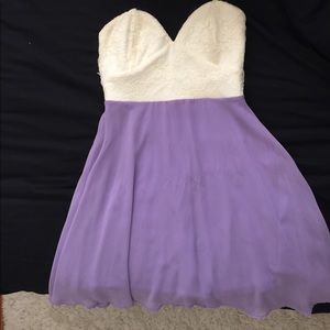 Toni strapless dress