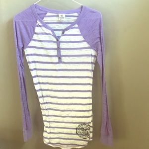 Henley T by Victoria's Secret long sleeve small