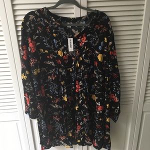 Floral Swing Dress - XL