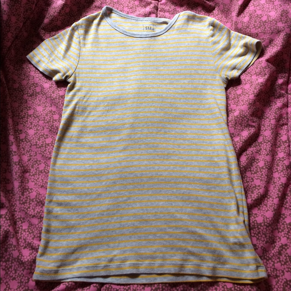 Yellow striped shirt