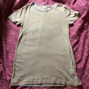 Yellow striped shirt