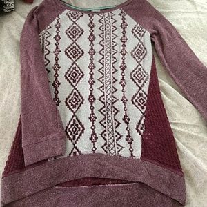 Long fall sweater