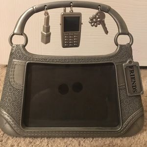 BFF picture frame shaped like a purse.