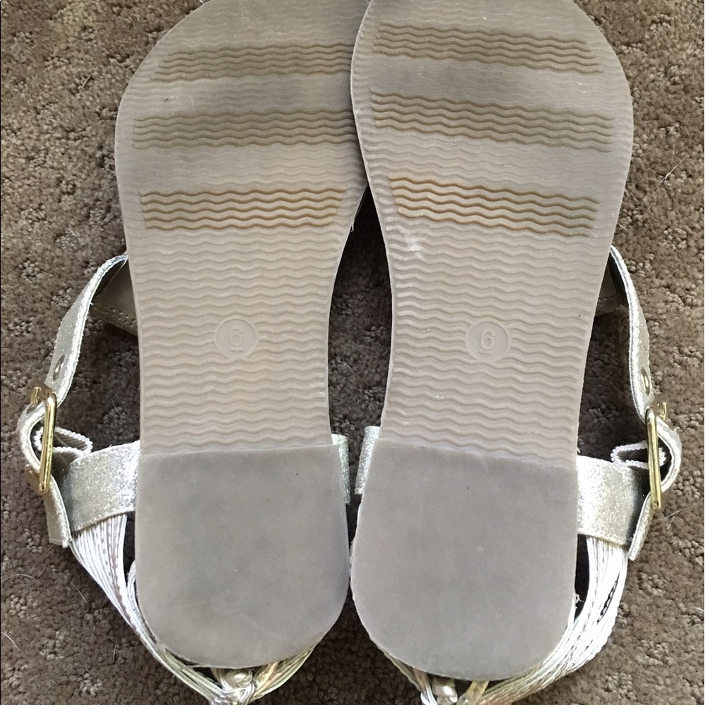 Gold sandals - Picture 4 of 4