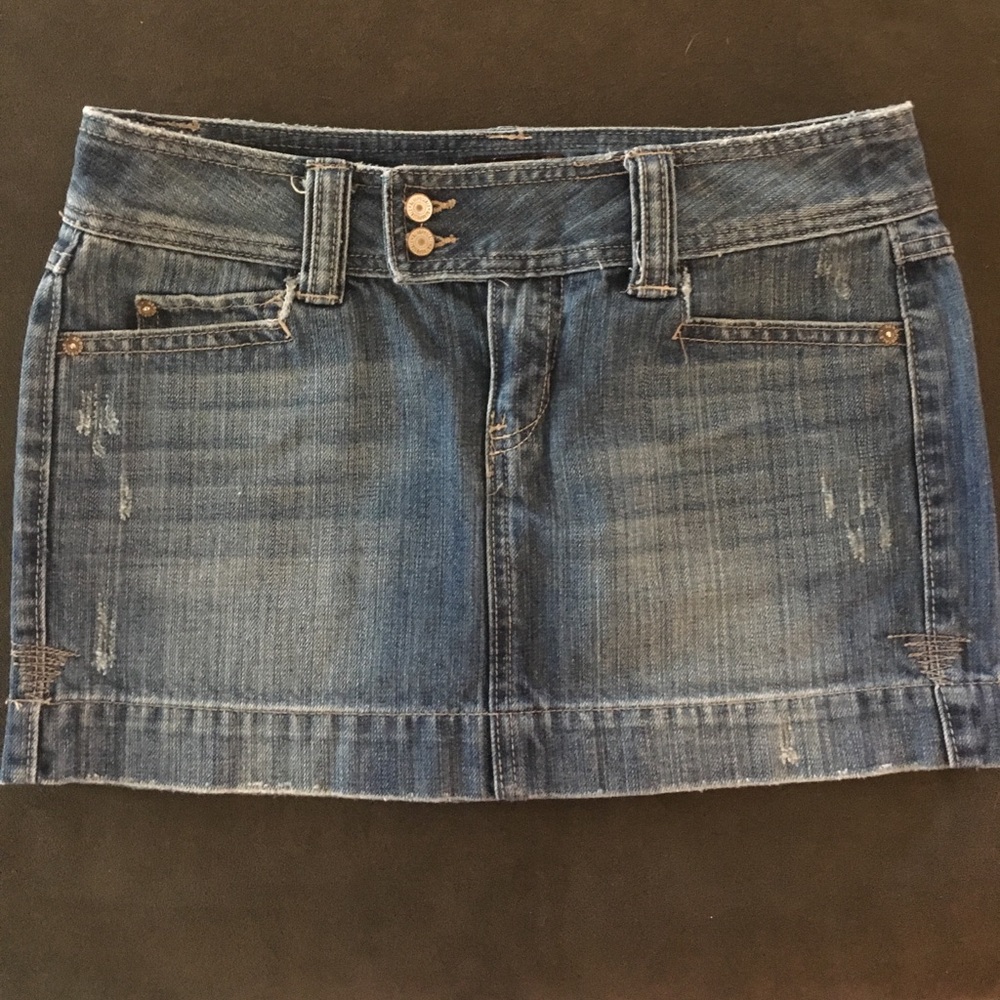 Blue Jean Mini Skirt
