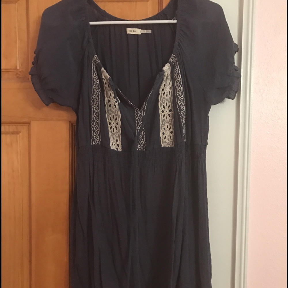 Embroidered peasant top