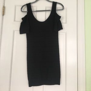 ARDEN B. off the shoulder black dress (M/L)