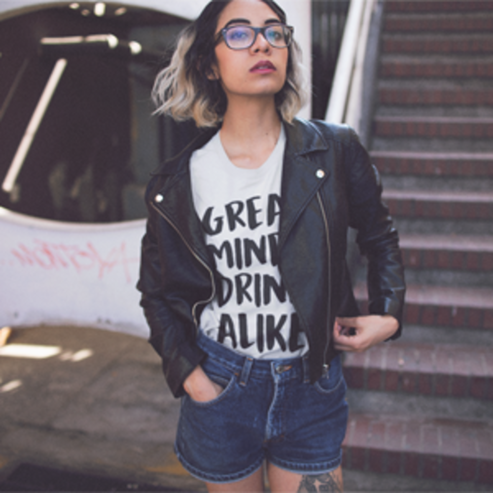 •Wholesale • 5 Pack • Great Minds Drink Alike Tee