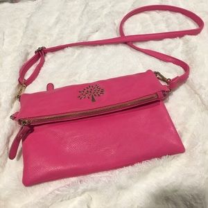 Pink Mulberry satchel handbag