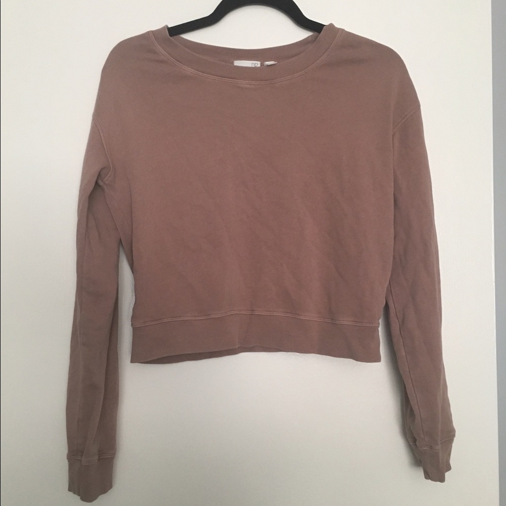 BP Dusty Rose Crop Sweater