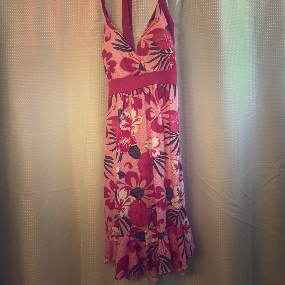 Floral Halter Dress