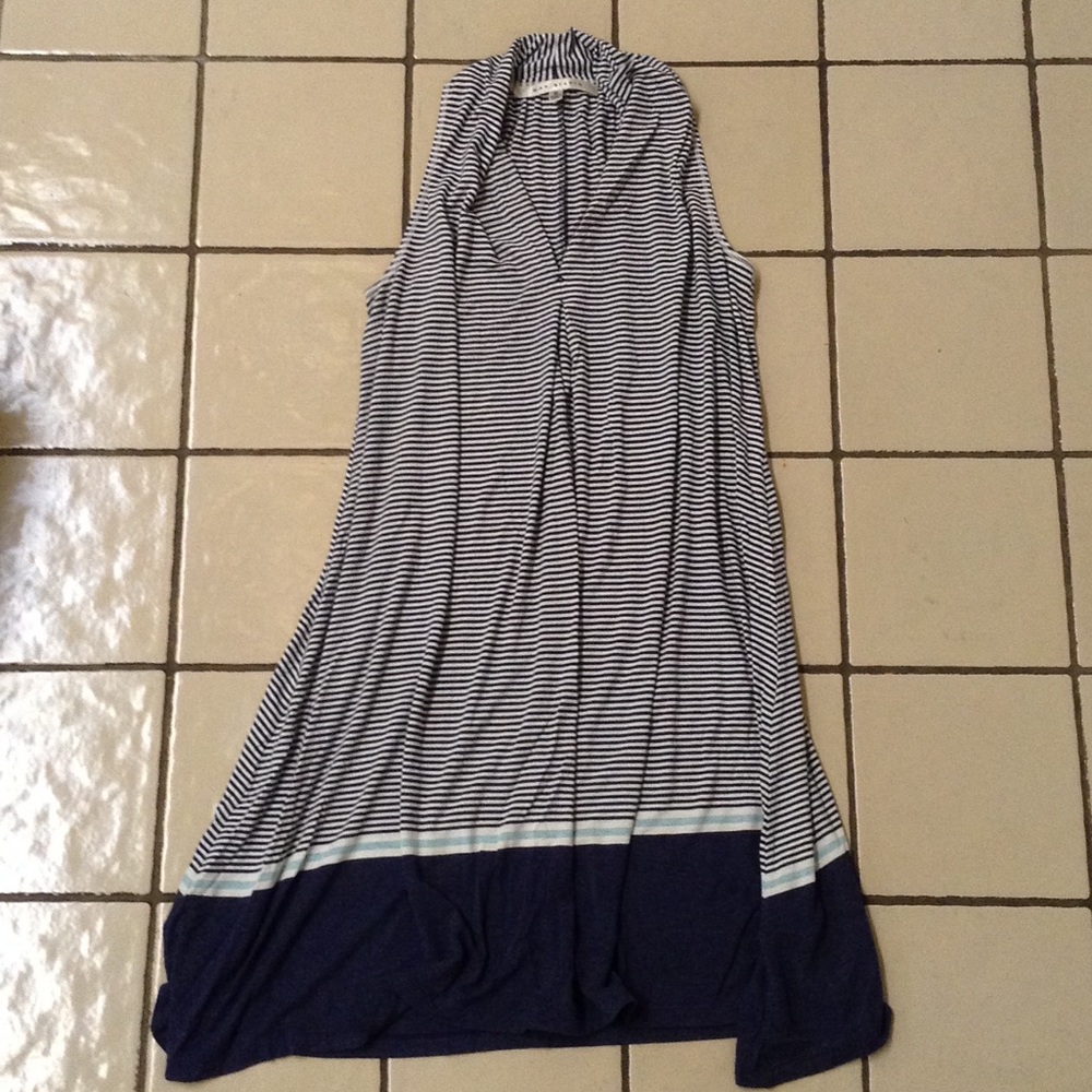 Stripe tank jersey knit dress