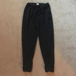 Black joggers