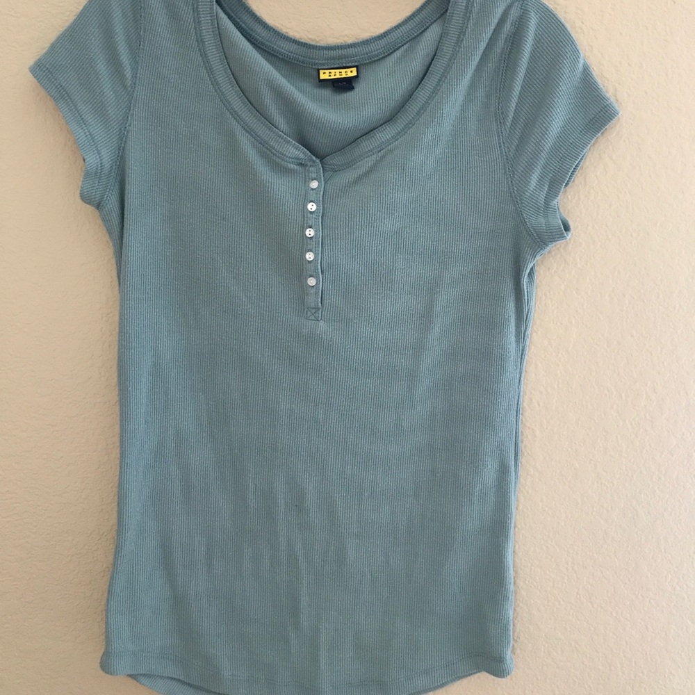Prince&Fox simple button short sleeve