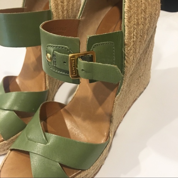 Hunter leather espadrilles wedge - Picture 5 of 6