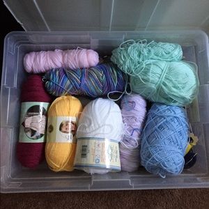 Leftover yarn bundle!