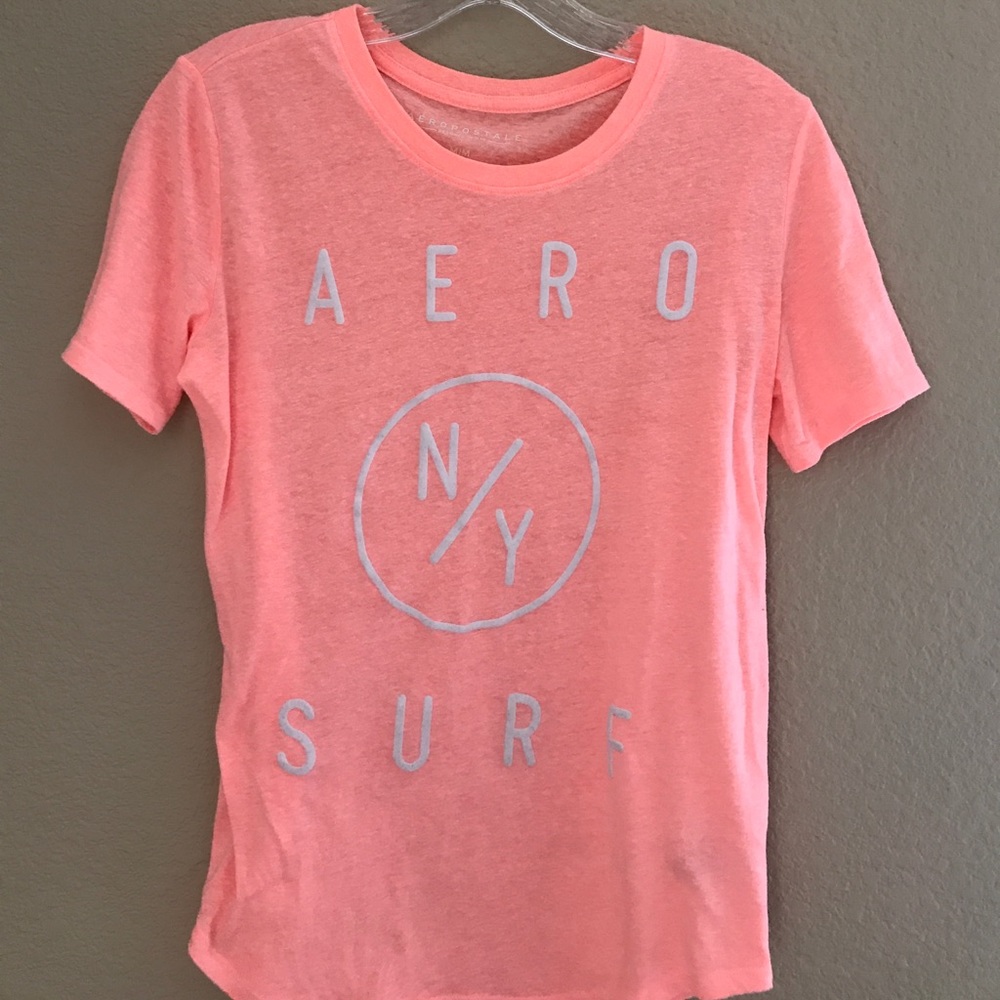 Aeropostale bright peach Short sleeve Tee