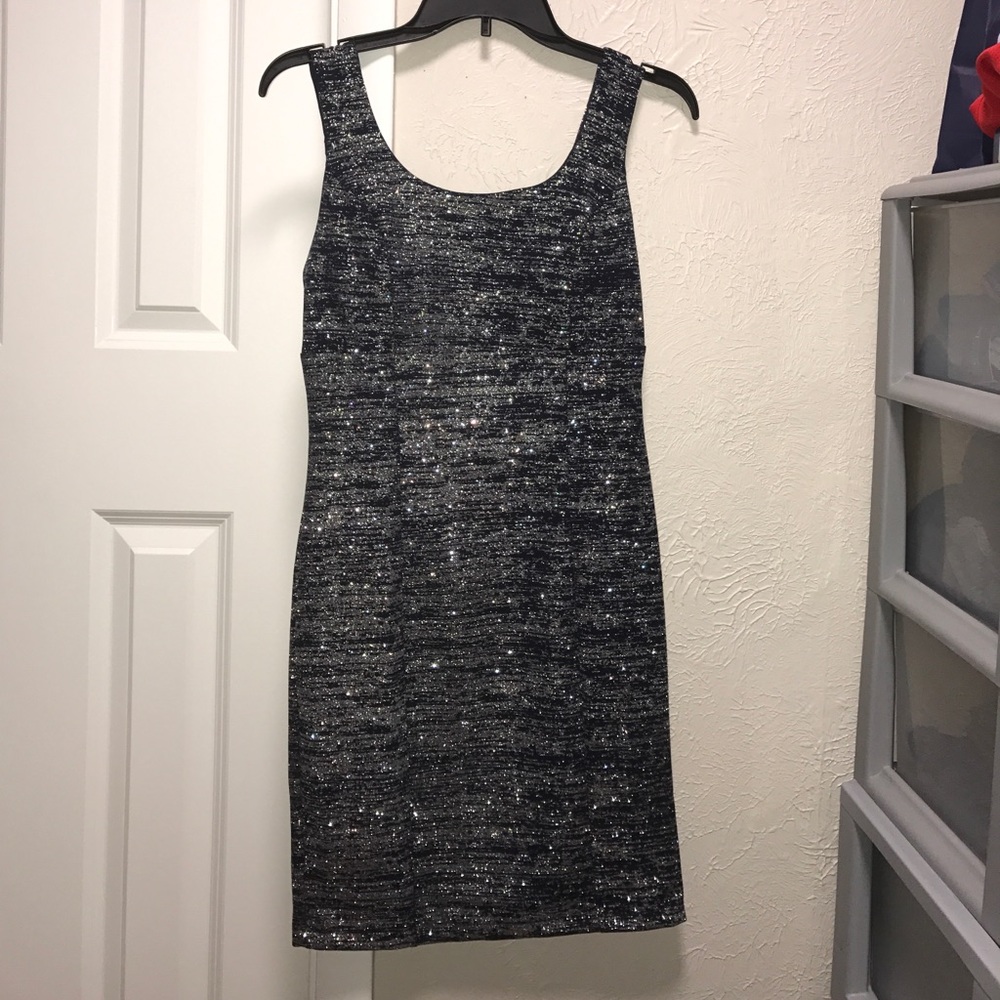 Glittery dress.