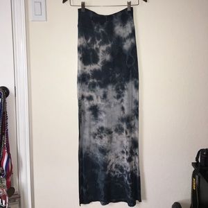 Tie Dye Maxi Skirt