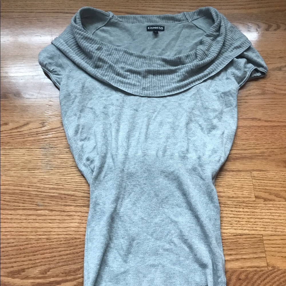 Express gray top