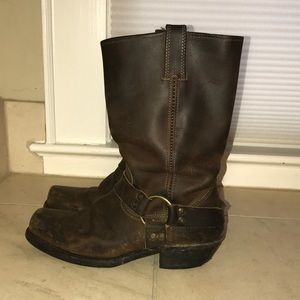 Frye harness boots