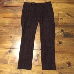 Skinny Eggplant and Black Mossimo Dress Pants