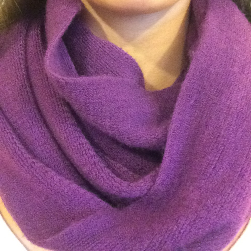 Purple Infinity scarf