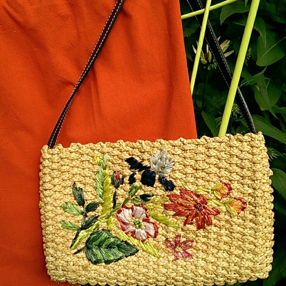 The Limited Handbags - The Limited seagrass handbag