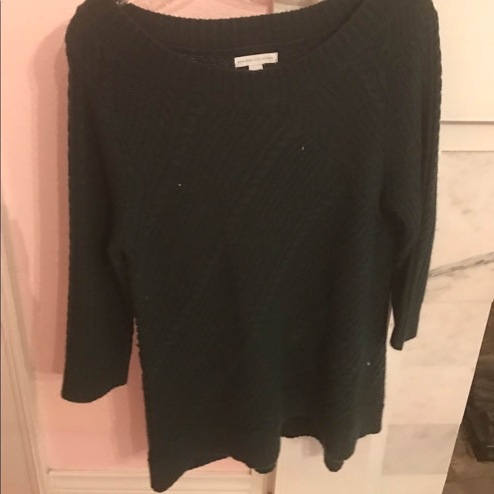 3/4 sleeve cable knit sweater. NWOT