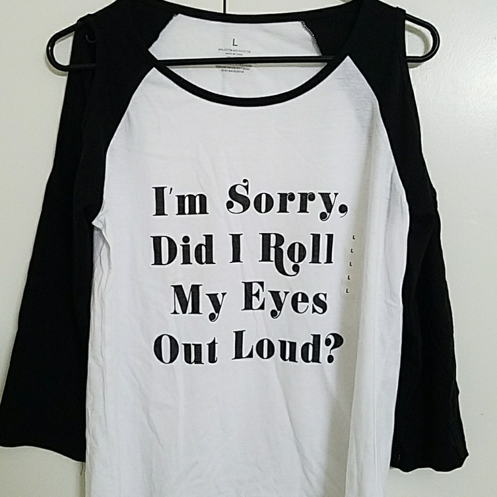 Cold shoulder shirt