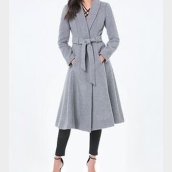 bebe Jackets & Blazers - 💕 bebe belted light grey trench coat