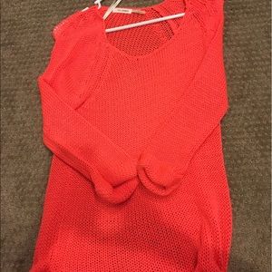 Hot pink sweater