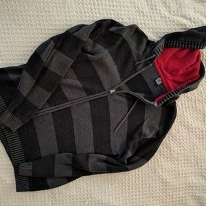 Mens xl hooded sweatshirt sweater jacket