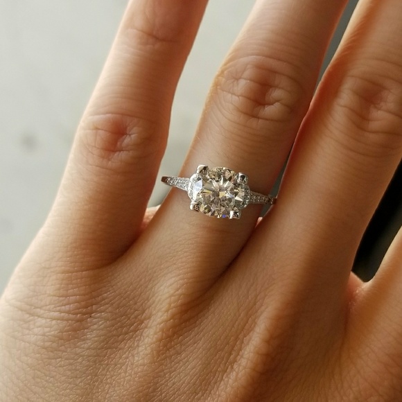 Tacori Diamond Engagement Ring - Picture 2 of 3