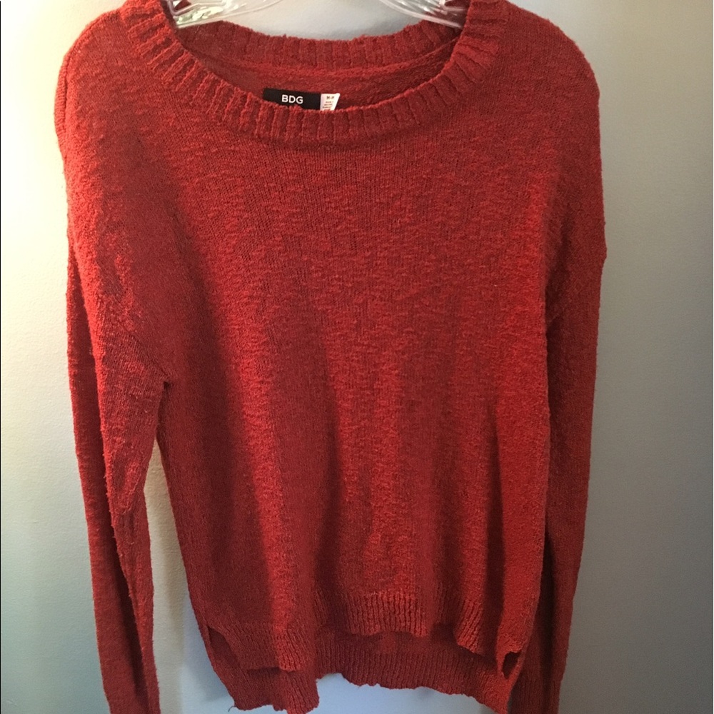 Orange sweater