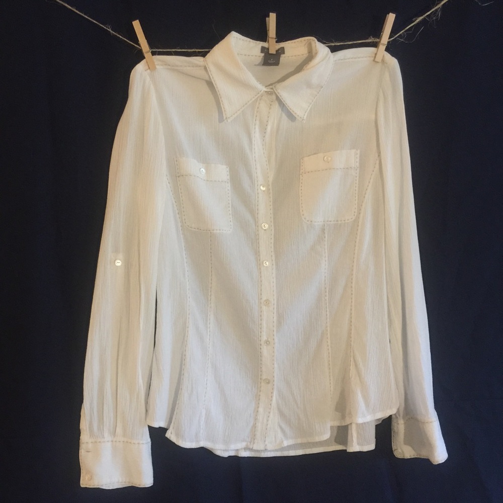 Ann Taylor Button Down Blouse